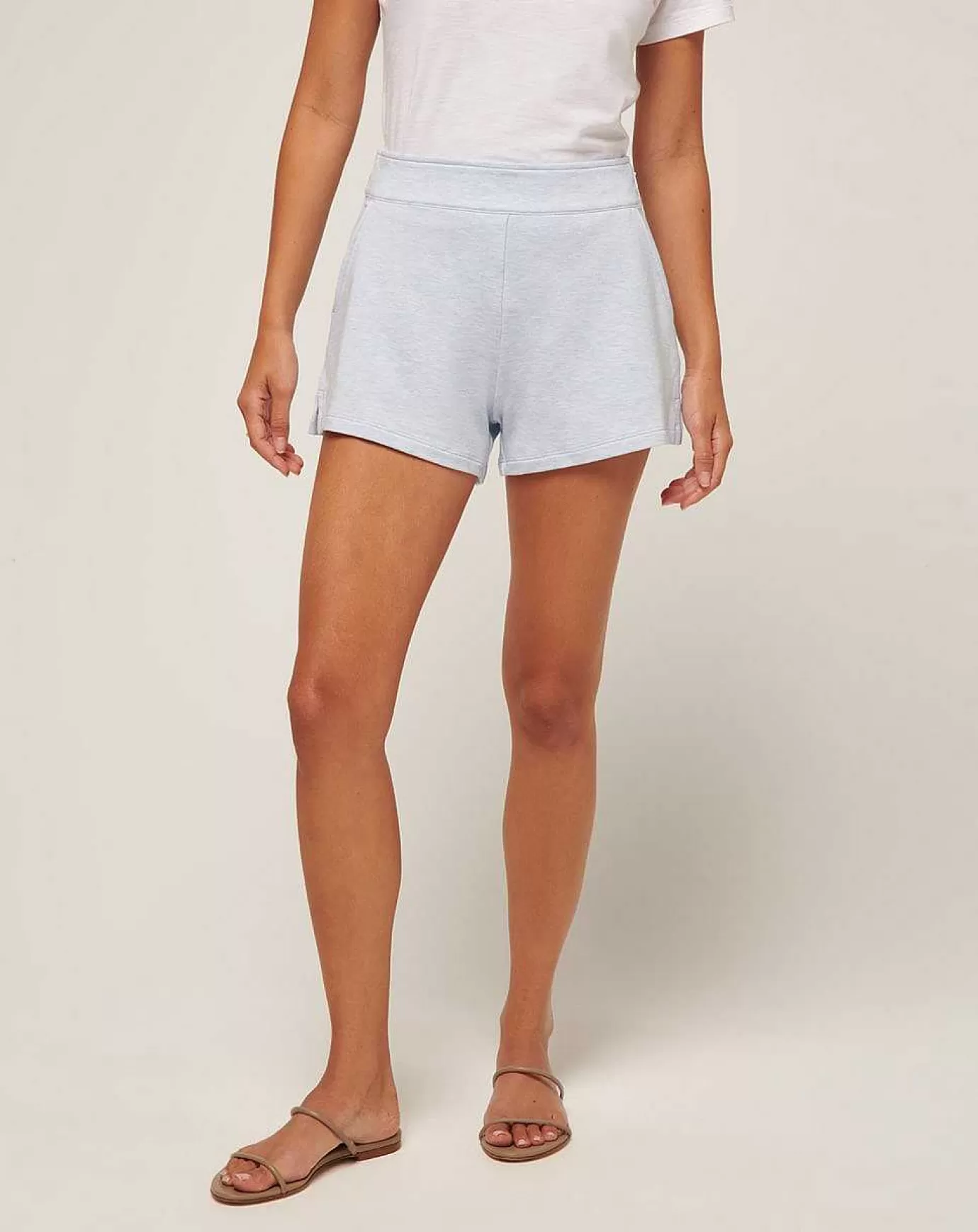 Shop Travis Mathew Cloud Terry Short Heather Kentucky Blue
