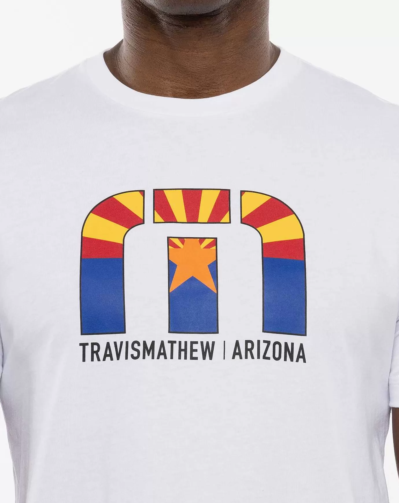 Fashion Travis Mathew Desert Man Tee White