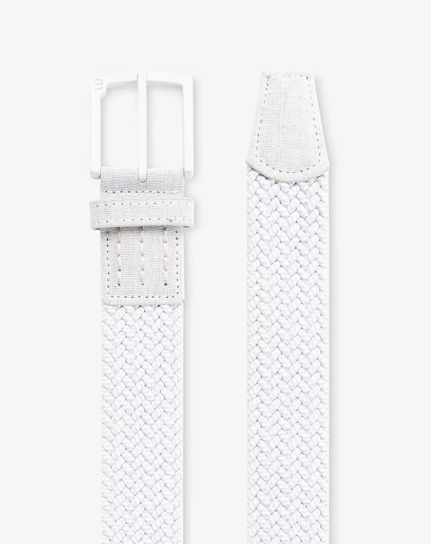 Online Travis Mathew Staggerwing 2.0 Stretch Woven Belt Heather Grey Pinstripe