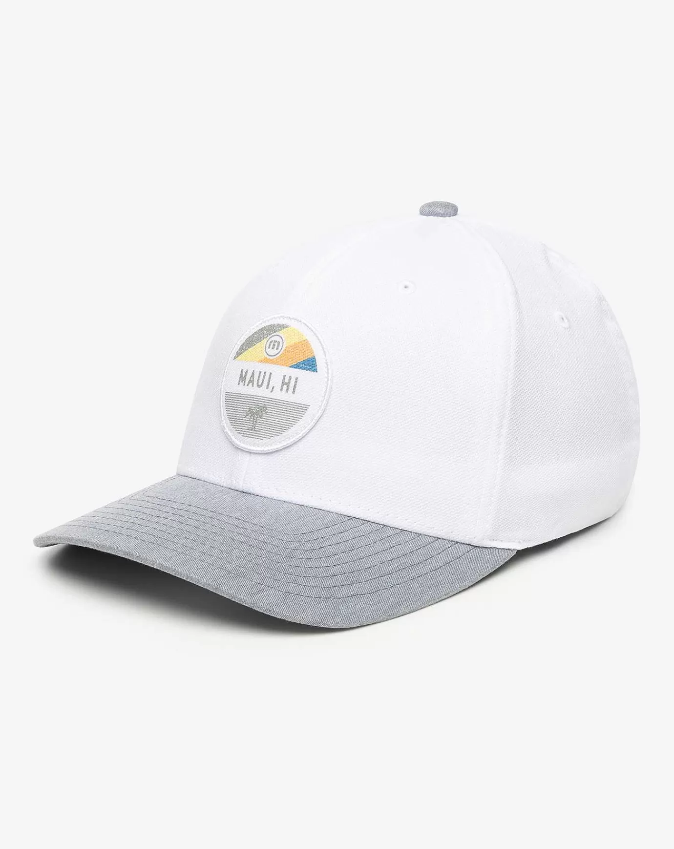 Best Sale Travis Mathew Test The Waters Fitted Hat White