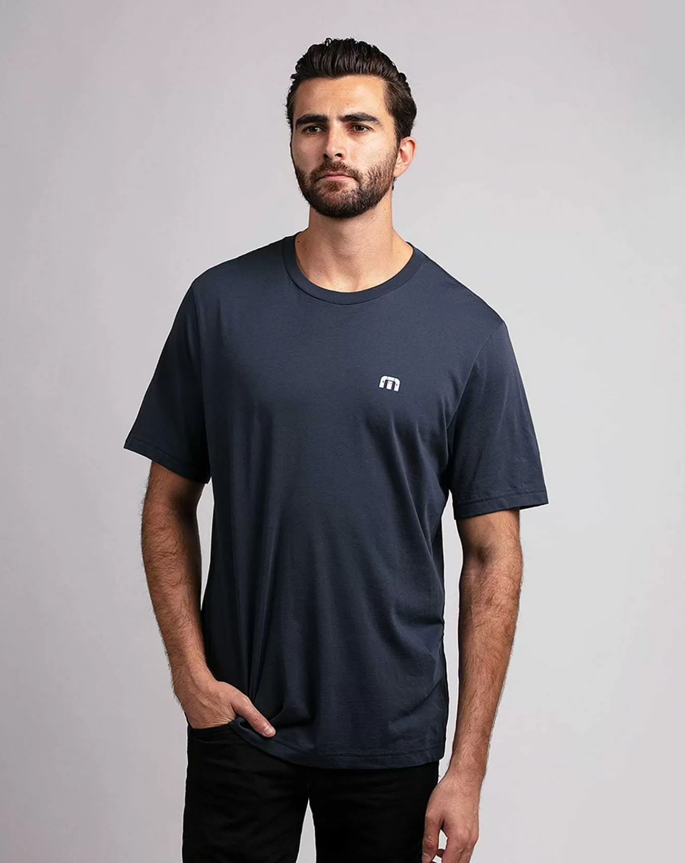 Cheap Travis Mathew Win At Wrigley Tee Mood Indigo
